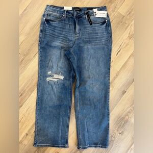 Judy Blue Tummy Control High Waist 90s Straight Denim